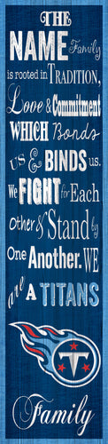 Tennessee Titans P0891-Family Banner 6x24