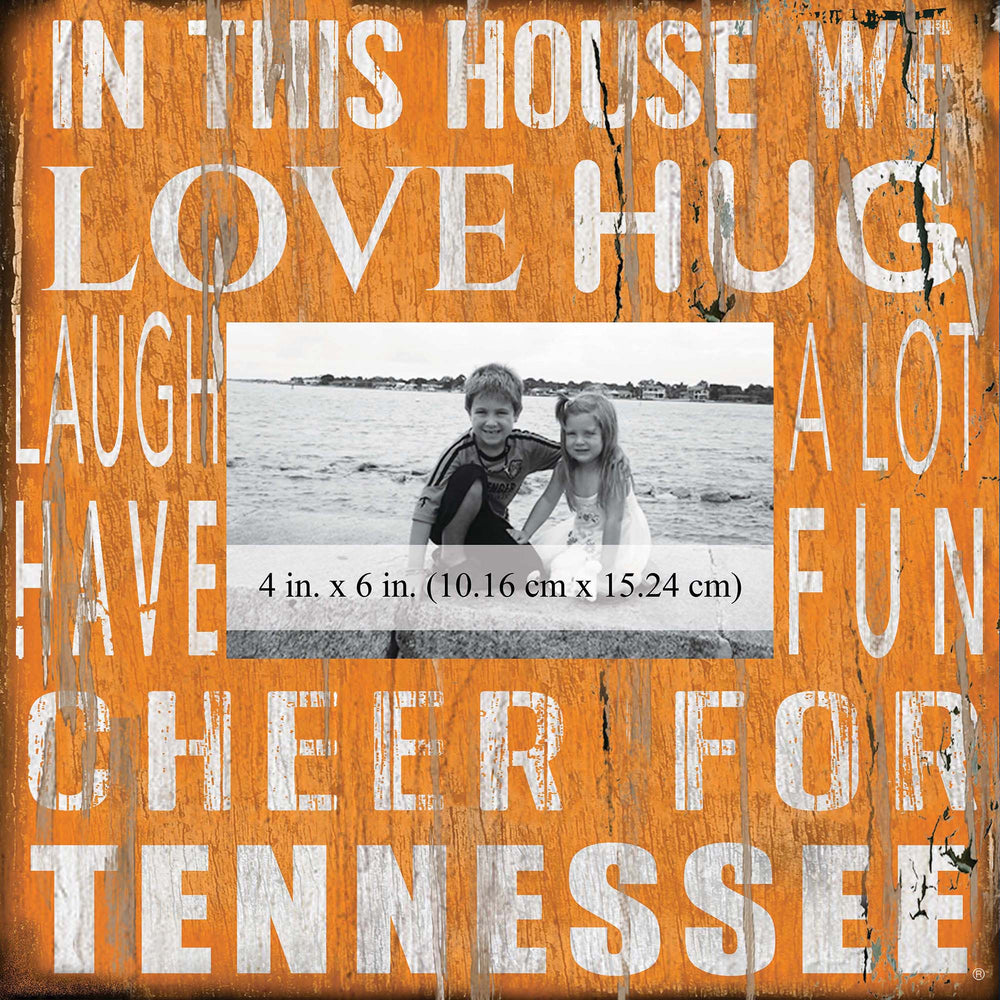 Tennessee Volunteers 0734-In This House 10x10 Frame