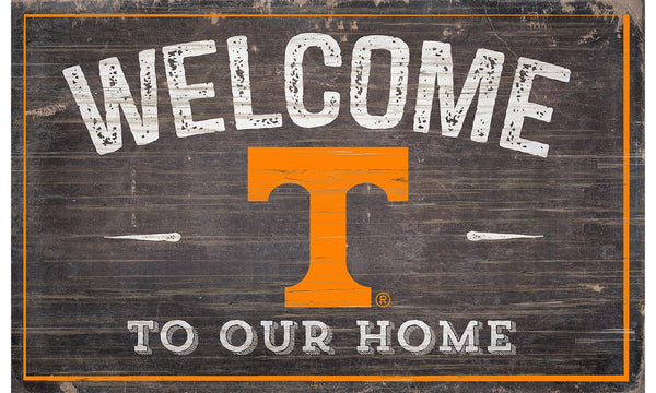 Tennessee Volunteers 0913-11x19 inch Welcome Sign