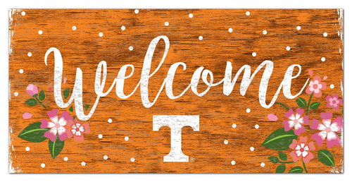 Tennessee Volunteers 0964-Welcome Floral 6x12