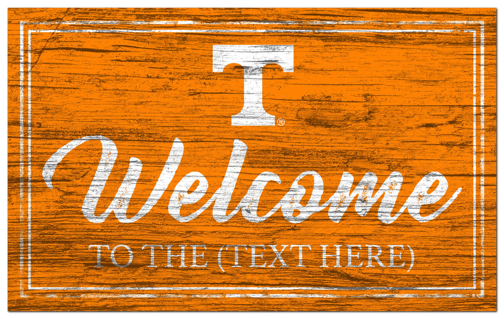 Tennessee Volunteers 0977-Welcome Team Color 11x19