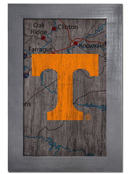 Tennessee Volunteers 0985-City Map 11x19