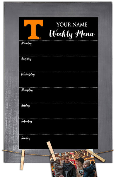 Tennessee Volunteers 1015-Weekly Chalkboard with frame & clothespins