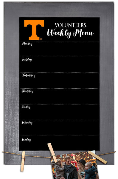 Tennessee Volunteers 1015-Weekly Chalkboard with frame & clothespins