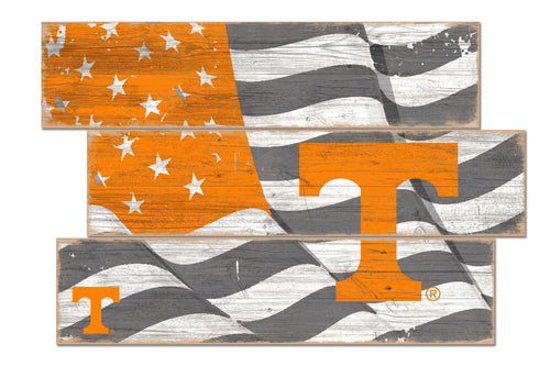Tennessee Volunteers 1028-Flag 3 Plank