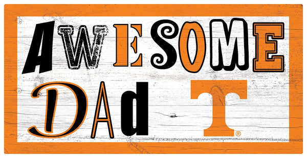 Tennessee Volunteers 2018-6X12 Awesome Dad sign