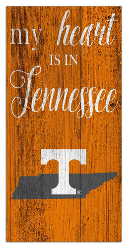 Tennessee Volunteers 2029-6X12 My heart state sign
