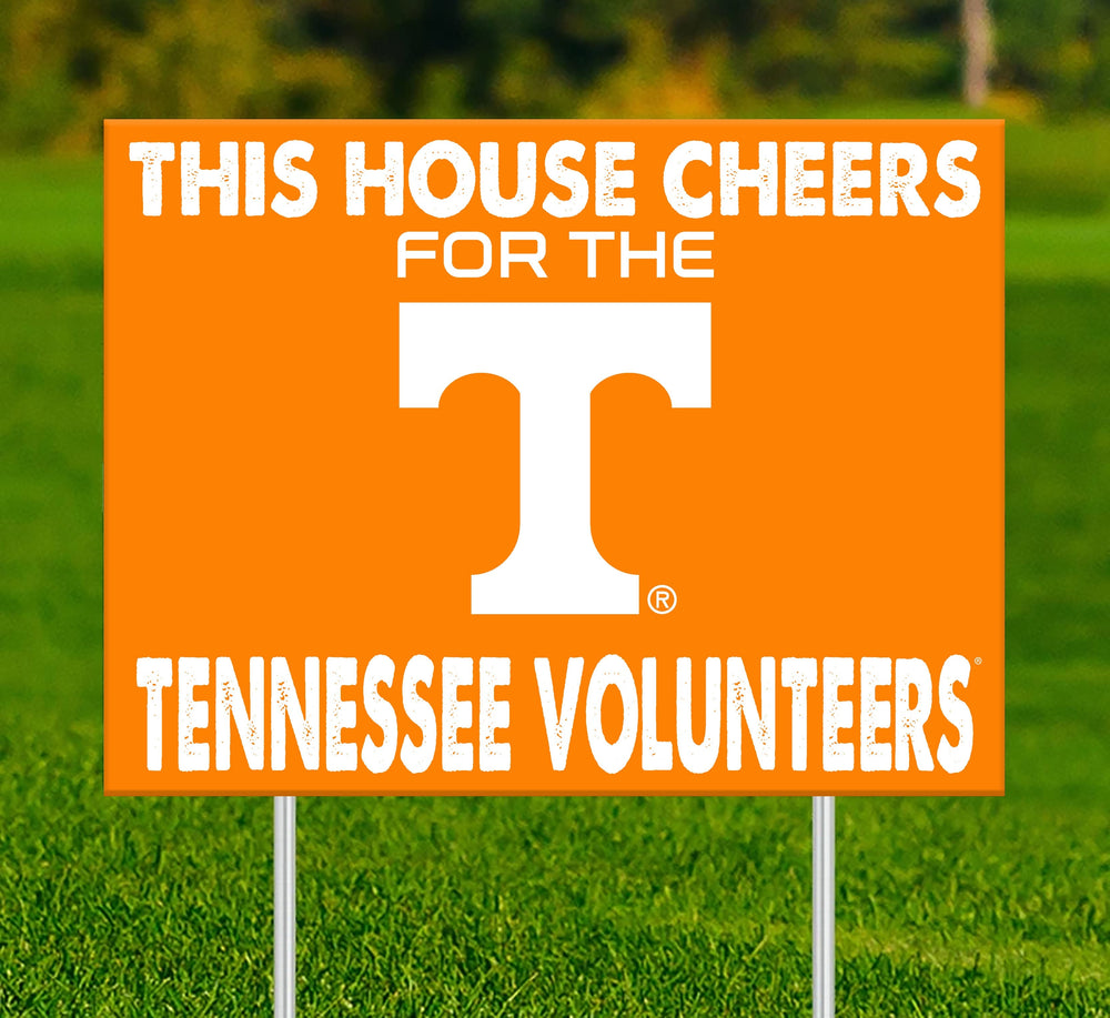 Tennessee Volunteers 2033-18X24 This house cheers for yard sign