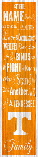 Tennessee Volunteers P0891-Family Banner 6x24