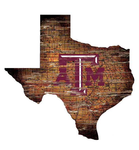 Texas A&M Aggies 0728-24in Distressed State