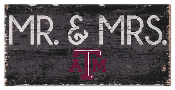 Texas A&M Aggies 0732-Mr. and Mrs. 6x12