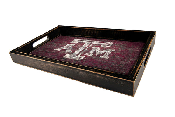 Texas A&M Aggies 0760-Distressed Tray w/ Team Color