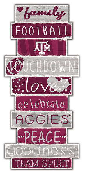 Texas A&M Aggies 0928-Celebrations Stack 24in