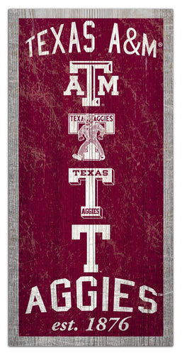 Texas A&M Aggies 1011-Heritage 6x12