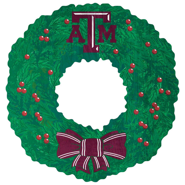 Texas A&M Aggies 1048-Team Wreath 16in