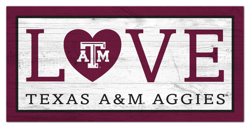 Texas A&M Aggies 1066-Love 6x12