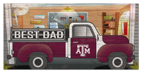 Texas A&M Aggies 1078-6X12 Best Dad truck sign