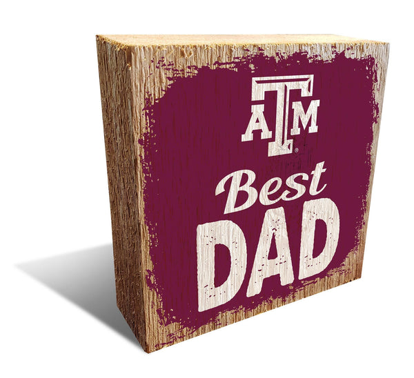 Texas A&M Aggies 1080-Best dad block