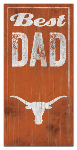 Texas Longhorns 0632-Best Dad 6x12