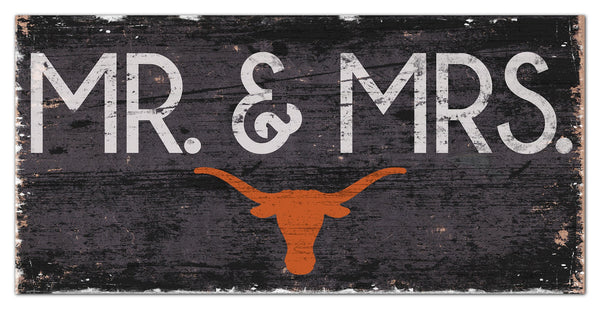 Texas Longhorns 0732-Mr. and Mrs. 6x12