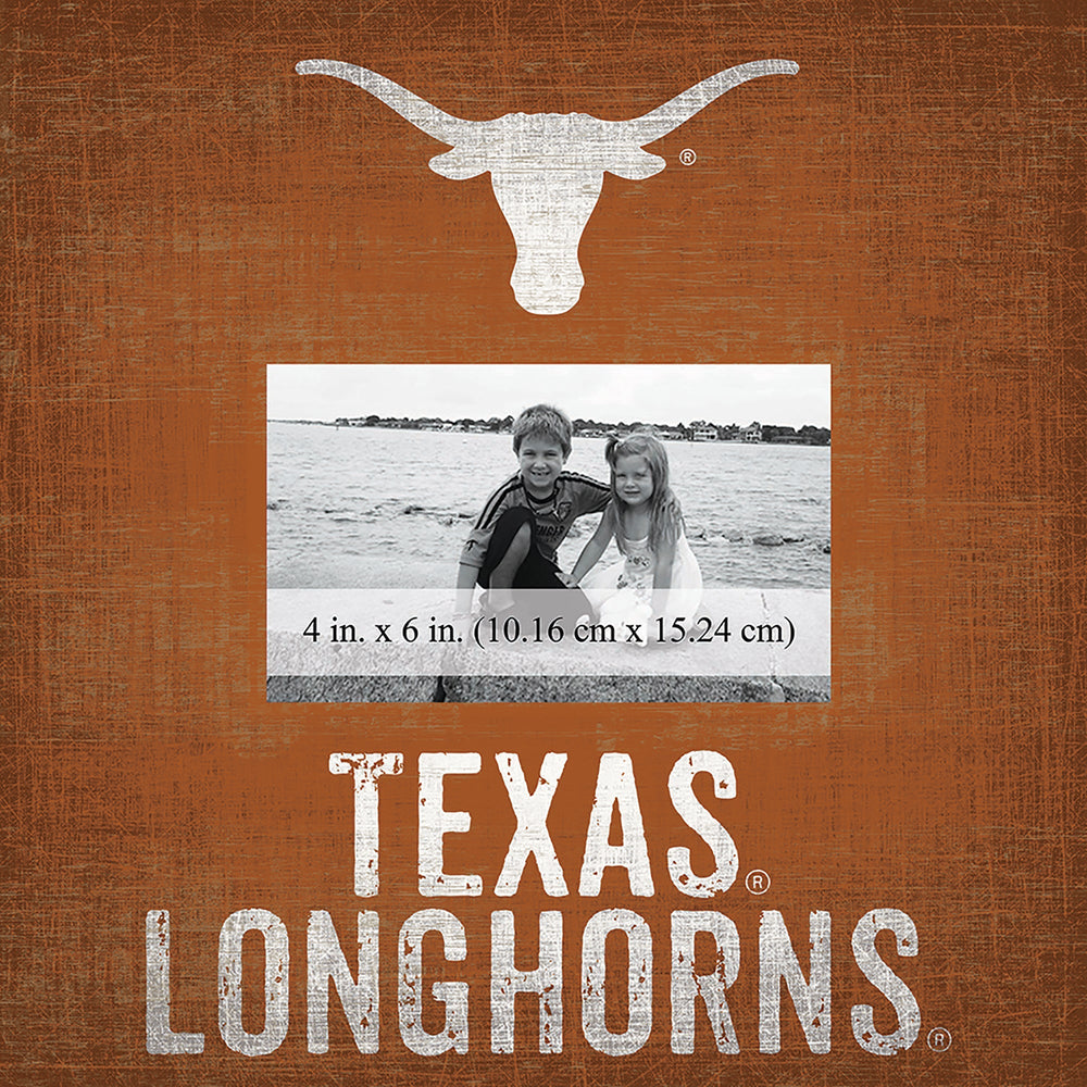 Texas Longhorns 0739-Team Name 10x10 Frame