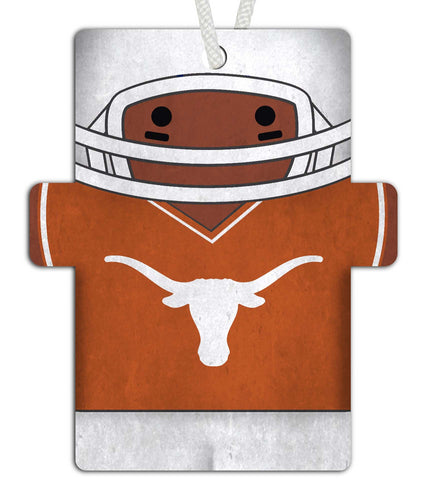Texas Longhorns 0988-Football Player Ornament 4.5in