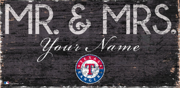 Texas Rangers 0732-Mr. and Mrs. 6x12