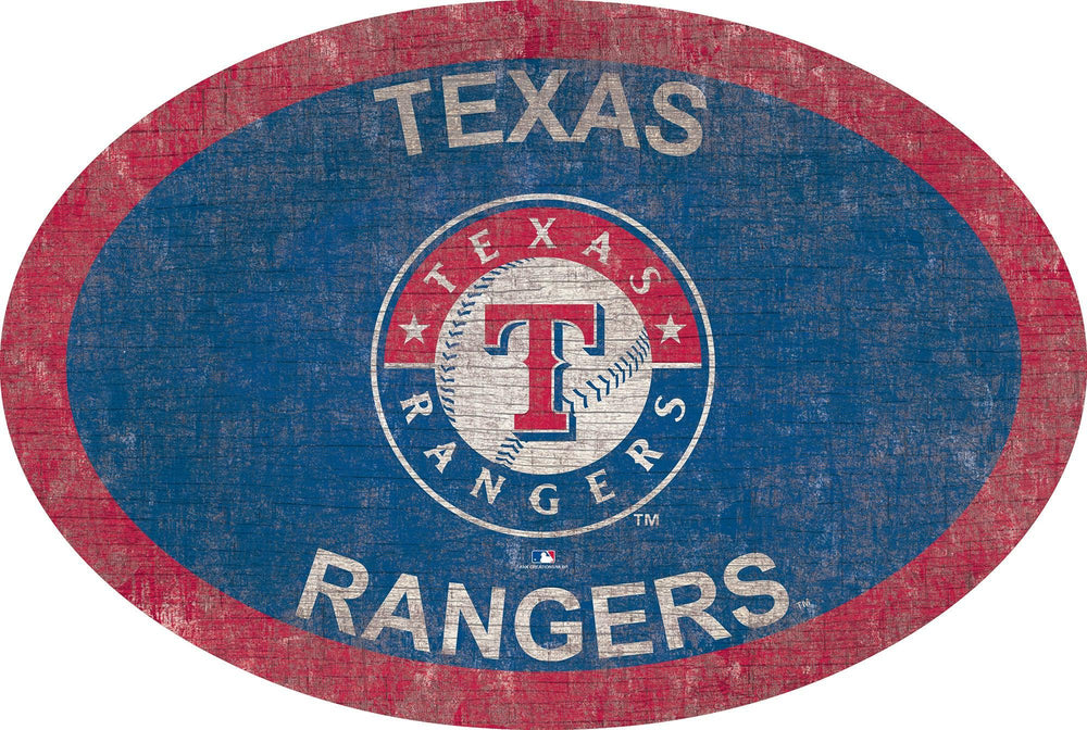Texas Rangers 0805-46in Team Color Oval