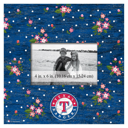 Texas Rangers 0965-Floral 10x10 Frame