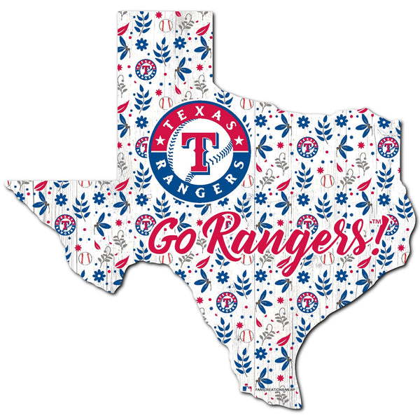 Texas Rangers 0974-Floral State - 12"