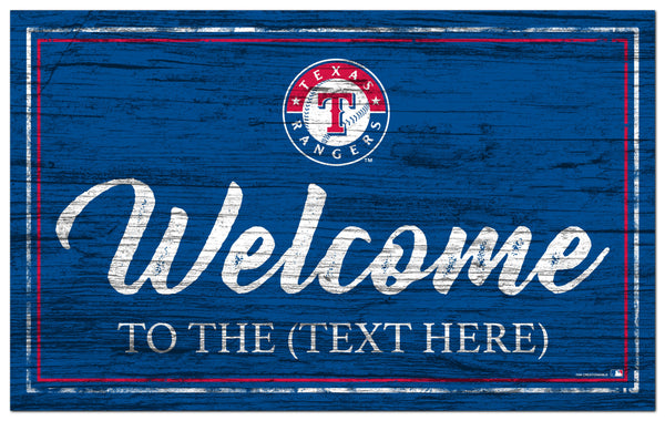 Texas Rangers 0977-Welcome Team Color 11x19