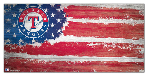 Texas Rangers 1007-Flag 6x12