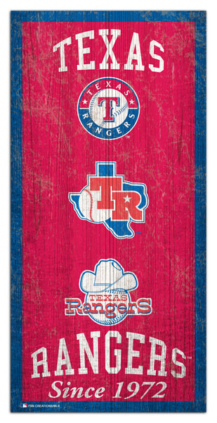 Texas Rangers 1011-Heritage 6x12