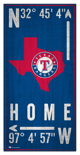 Texas Rangers 1034-Coordinate 6x12