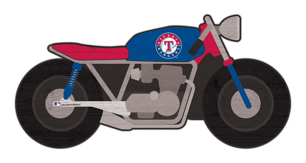 Texas Rangers 2008-12" Motorcycle Cutout