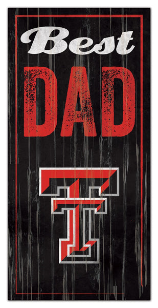 Texas Tech Red Raiders 0632-Best Dad 6x12