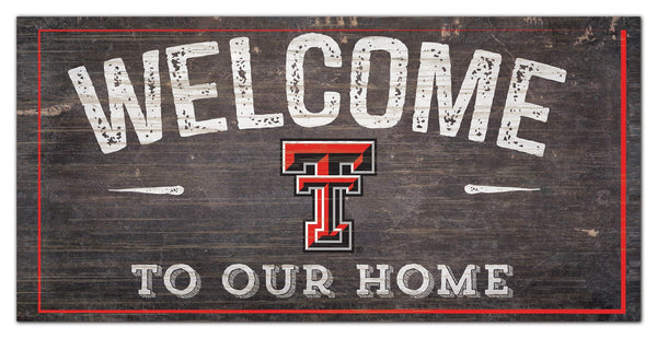 Texas Tech Red Raiders 0654-Welcome 6x12