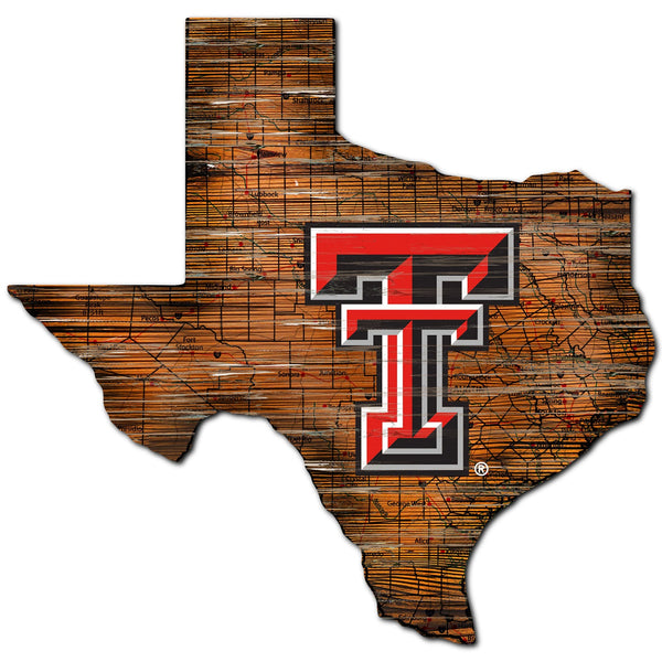 Texas Tech Red Raiders 0728-24in Distressed State