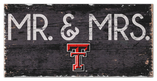 Texas Tech Red Raiders 0732-Mr. and Mrs. 6x12