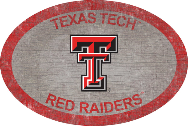 Texas Tech Red Raiders 0805-46in Team Color Oval