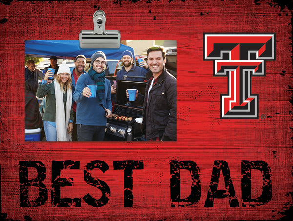 Texas Tech Red Raiders 0893-Best Dad Clip Frame