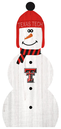 Texas Tech Red Raiders 0926-Snowman 33in Leaner