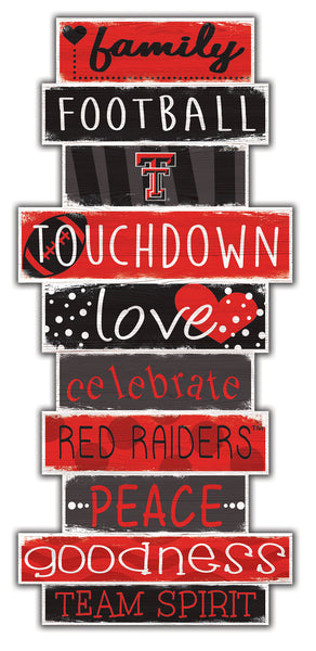 Texas Tech Red Raiders 0928-Celebrations Stack 24in