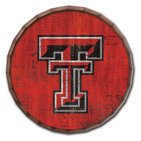 Texas Tech Red Raiders 0939-Cracked Color Barrel Top 16"
