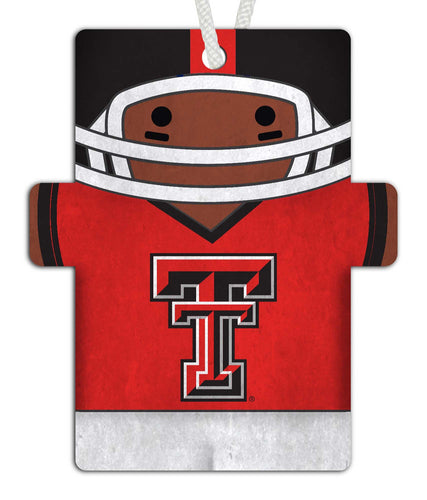 Texas Tech Red Raiders 0988-Football Player Ornament 4.5in