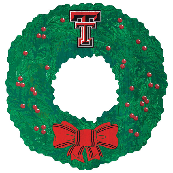 Texas Tech Red Raiders 1048-Team Wreath 16in