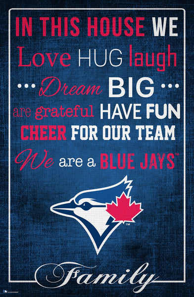 Toronto Blue Jays 1039-In This House 17x26