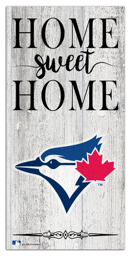 Toronto Blue Jays 2025-6X12 Whitewashed Home Sweet Home Sign