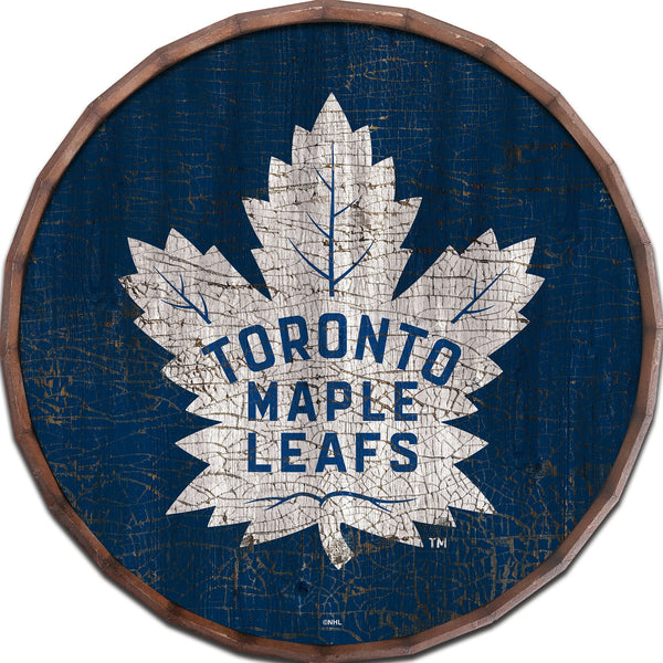 Toronto Maple Leafs 0939-Cracked Color Barrel Top 16"