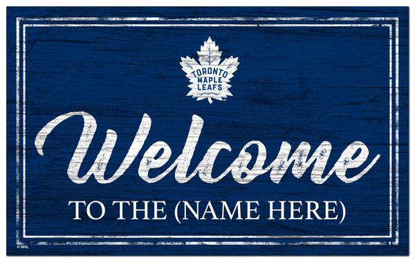 Toronto Maple Leafs 0977-Welcome Team Color 11x19